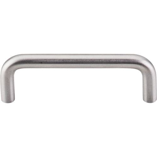 Top Knobs - Bent Bar (10mm Diameter) 3 3/4 Inch Center to Center Bar pull - Brushed Stainless Steel