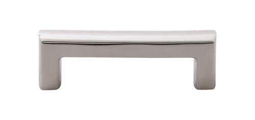 Top Knobs - Roselle 3 3/4 Inch Center to Center Bar pull - Polished Stainless Steel