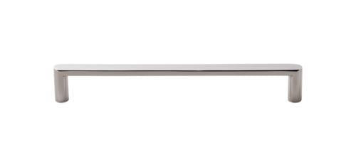 Top Knobs - Latham 7 9/16 Inch Center to Center Bar pull - Polished Stainless Steel