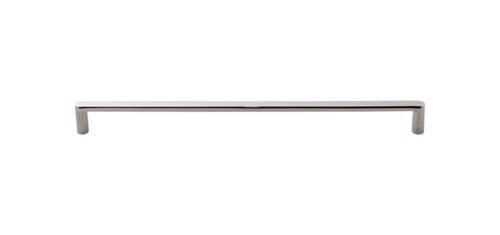 Top Knobs - Latham 12 5/8 Inch Center to Center Bar pull - Polished Stainless Steel