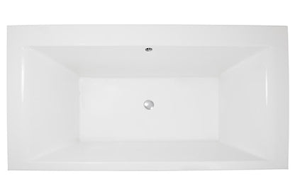 Hydro Systems - Stella 6636 Drop In Rectangle Acrylic Bathtub