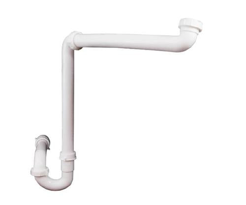 Mountain Plumbing - STEALTHTRAP - Space Saving Trap for Single Bowl Kitchen Sinks