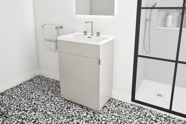 Wetstyle - "Stelle" Pedestal With Door 24 X 16