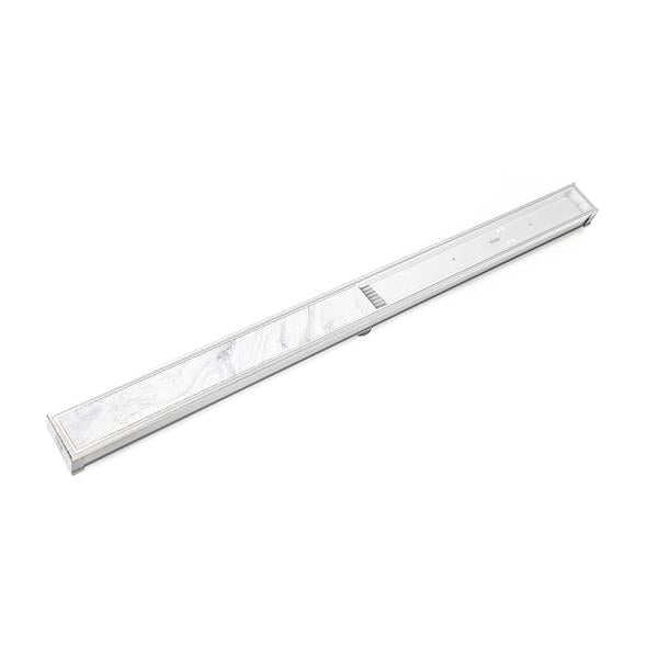 Infinity Drain - 96 Inch S-PVC Series Complete Kit