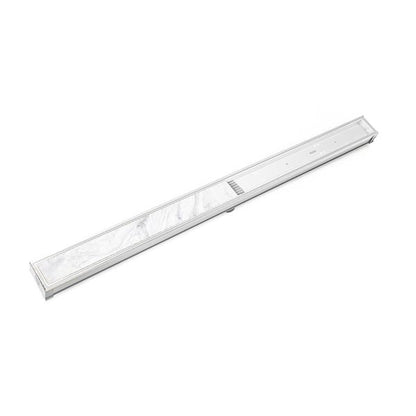 Infinity Drain - 96 Inch S-PVC Series Complete Kit