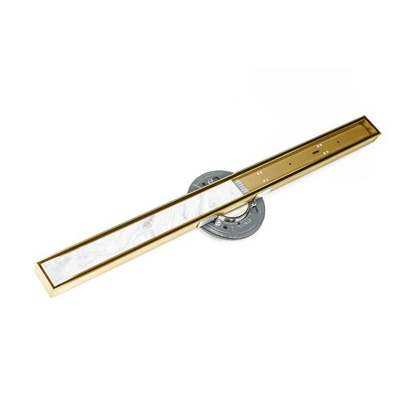 Infinity Drain - 60 Inch S-Stainless Steel Series High Flow Complete Kit