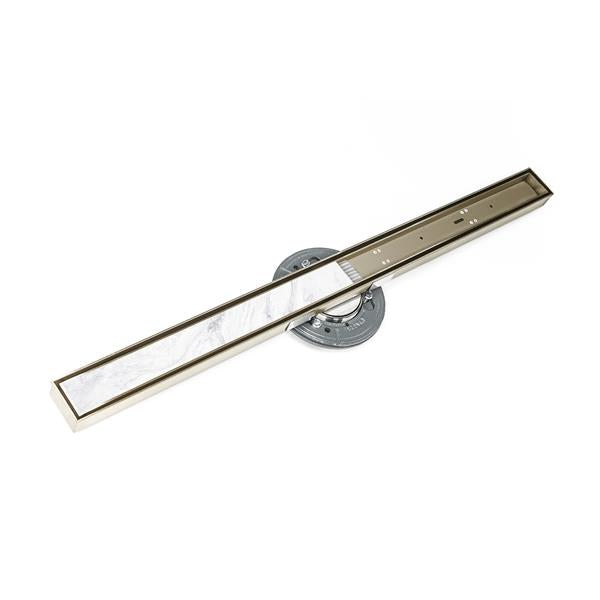 Infinity Drain - 60 Inch S-Stainless Steel Series High Flow Complete Kit