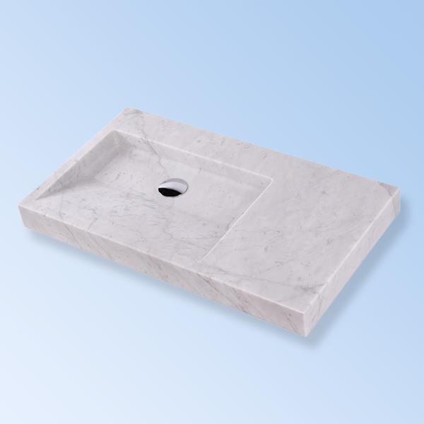 Lacava - Stone Vessel Or Vanity Top Bathroom Sink Made Of Natural Stone, No Overflow