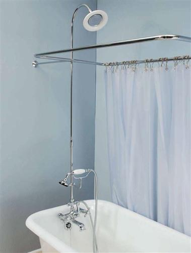 Strom Living - Extended Shower Enclosure Set with Handheld Shower