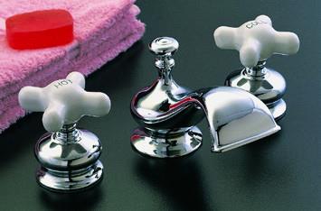 Strom Living - Thames Widespread Lavatory Faucet with All-Porcelain Handles