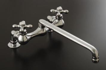 Strom Living - Madeira Deck Mount Kitchen Faucet with Swivel Spout
