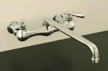 Strom Living - Madeira Wall Mounted Kitchen Faucet with Swivel Spout