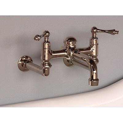 Strom Living - Wall Mount Faucet with Lever Handles and 7 Inch Centers