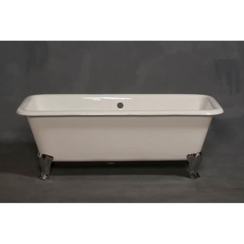 Strom Living - The Lewis 5 1/2' Cast Iron Rectangular Tub On Deco Style Legs (On Selected Finish)