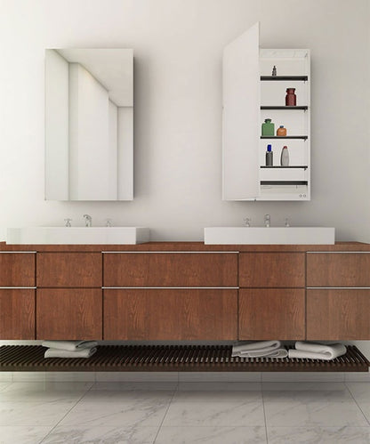 Electric Mirror - Simplicity Mirrored Cabinet 23 x 40 - Left Door Swing