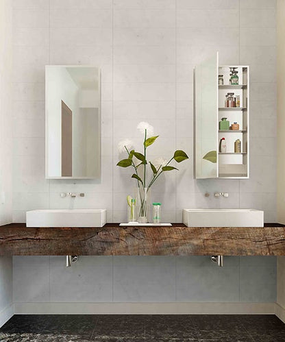 Electric Mirror - Simplicity Mirrored Cabinet 23 x 40 - Left Door Swing