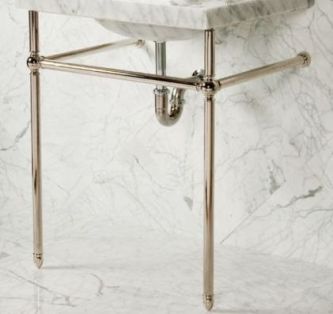 Stone Forest - Watermark Stand For Vintage Washbasin - Polished Nickel