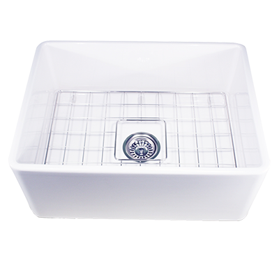 Nantucket Sinks - 24 Inch Fireclay Farmhouse Kitchen Sink