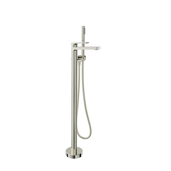 Baril - Petite B04 Trim only for floor-mounted tub filler with hand shower