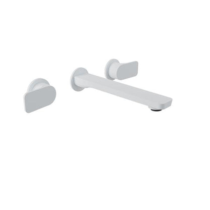 Baril - Petite B04 Trim only for for 2 handles wall-mounted lavatory faucet, drain not included