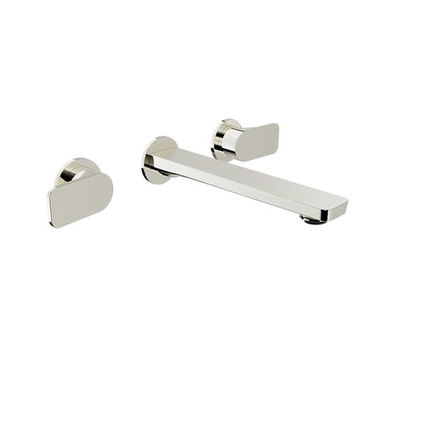 Baril - Petite B04 Trim only for for 2 handles wall-mounted lavatory faucet, drain not included