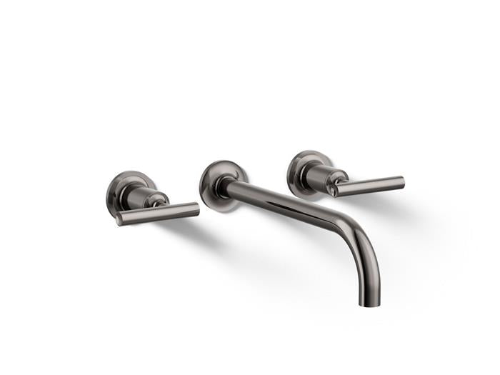 Kohler - Purist Wall-Mount Bathroom Sink Faucet Trim With Lever Handles, 1.2 Gpm
