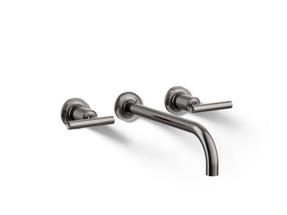 Kohler - Purist Wall-Mount Bathroom Sink Faucet Trim With Lever Handles, 1.2 Gpm