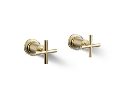 Kohler - Purist Deck- Or Wall-Mount Bath Faucet Handle Trim With Cross Design