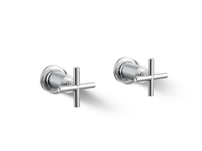 Kohler - Purist Deck- Or Wall-Mount Bath Faucet Handle Trim With Cross Design