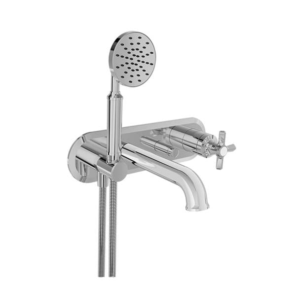 Baril - Beaumont B20 Trim only for wall-mounted tub faucet with hand shower