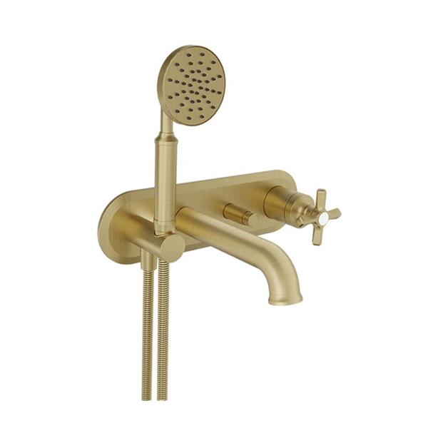Baril - Beaumont B20 Trim only for wall-mounted tub faucet with hand shower