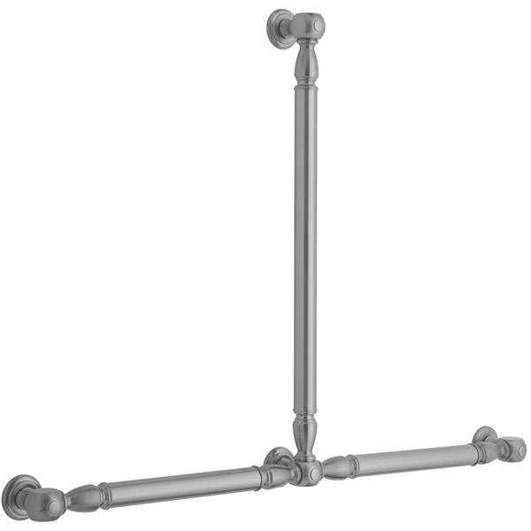 Jaclo - T20 Smooth with Finials 24H x 32W T Grab Bar