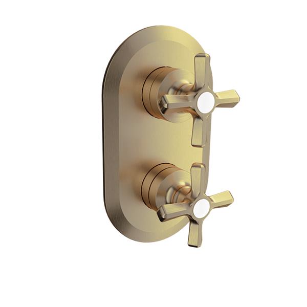 Baril - Beaumont B20 Trim only for thermostatic pressure-balanced shower control valve with 1-way diverter