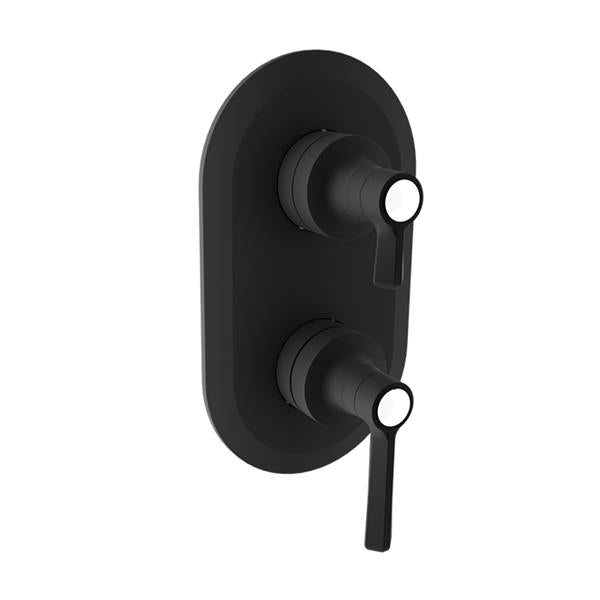 Baril - Beaumont B20 Trim only for thermostatic pressure-balanced shower control valve with 1-way diverter