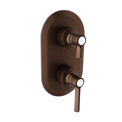 Baril - Beaumont B20 Trim only for thermostatic pressure-balanced shower control valve with 1-way diverter