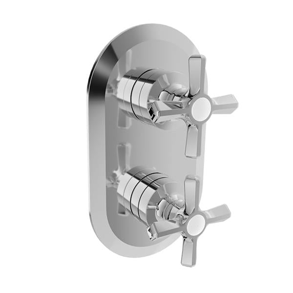 Baril - Beaumont B20 Trim only for thermostatic pressure-balanced shower control valve with 3-way diverter (shared port)