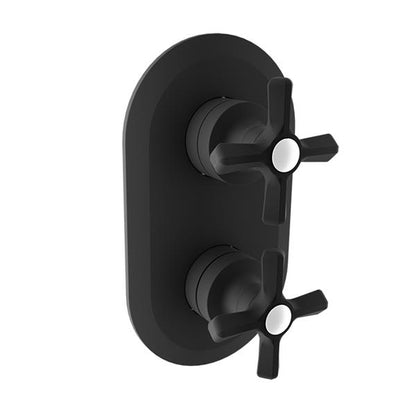 Baril - Beaumont B20 Trim only for thermostatic pressure-balanced shower control valve with 3-way diverter (shared port)