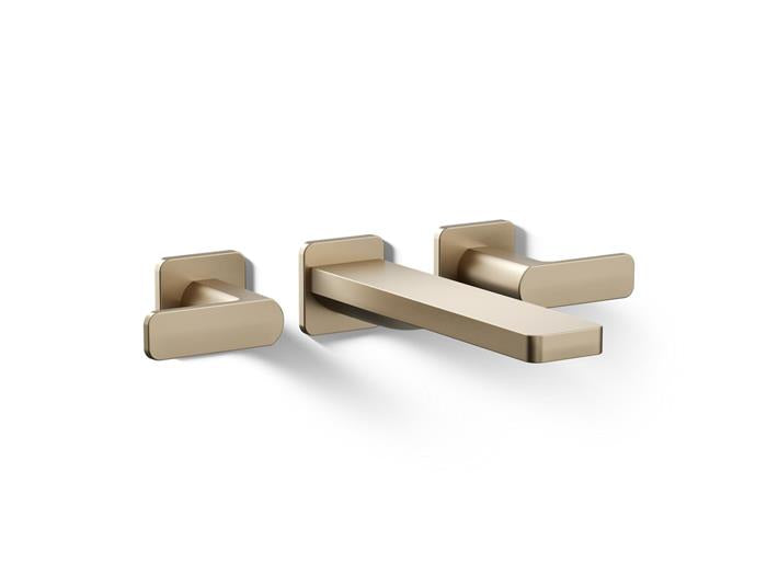 Kohler - Parallel 2H Wall-Mount Bath Faucet Trim, Lever Handle