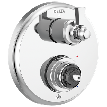Delta - Dorval Traditional 2-Handle Monitor 14 Series Valve Trim With 3 Setting Diverter