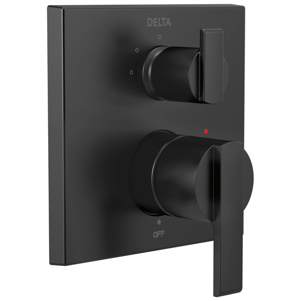 Delta - Ara Angular Modern Monitor 14 Series Valve Trim With 3-Setting Integrated Diverter