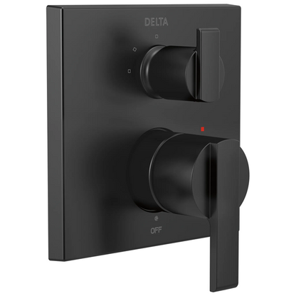 Delta - Ara Angular Modern Monitor 14 Series Valve Trim With 3-Setting Integrated Diverter