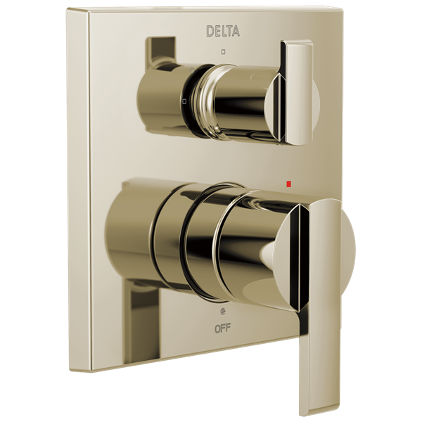 Delta - Ara Angular Modern Monitor 14 Series Valve Trim With 3-Setting Integrated Diverter
