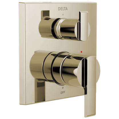 Delta - Ara Angular Modern Monitor 14 Series Valve Trim With 3-Setting Integrated Diverter