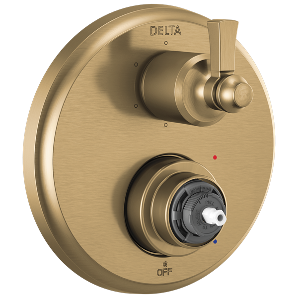 Delta - Dorval Traditional 2-Handle Monitor 14 Series Valve Trim With 6 Setting Diverter
