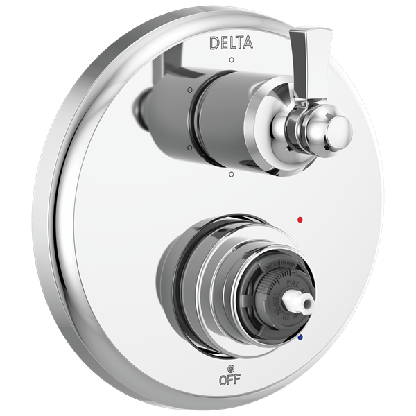 Delta - Dorval Traditional 2-Handle Monitor 14 Series Valve Trim With 6 Setting Diverter