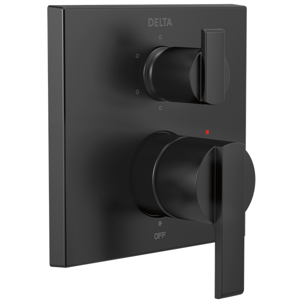 Delta - Ara Angular Modern Monitor 14 Series Valve Trim With 6-Setting Integrated Diverter