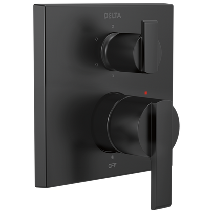Delta - Ara Angular Modern Monitor 14 Series Valve Trim With 6-Setting Integrated Diverter