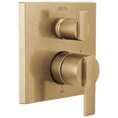 Delta - Ara Angular Modern Monitor 14 Series Valve Trim With 6-Setting Integrated Diverter