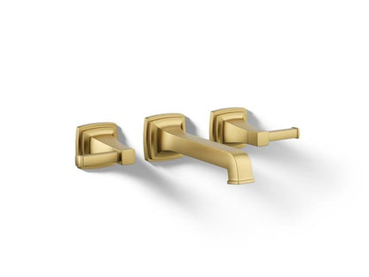Kohler - Riff Widespread Wall Mount Bathroom Sink Faucet Trim, 1.2 Gpm
