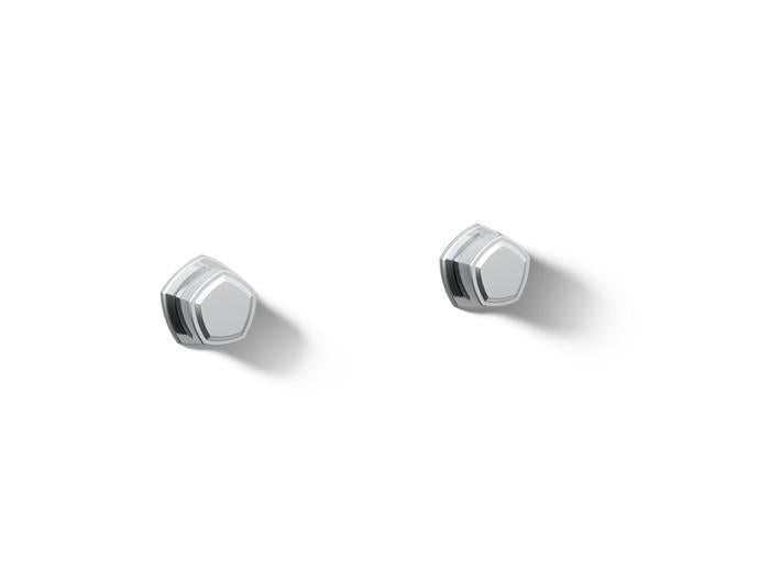 Kohler - Occasion Wall-Mount Bathroom Sink Faucet Knob Handle Trim, 1.2 Gpm